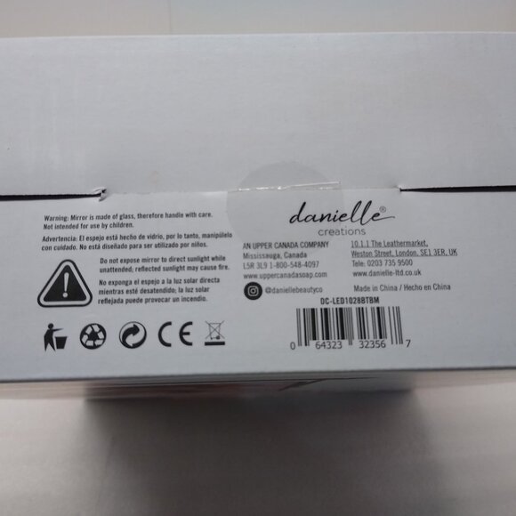 Danielle Creations Bluetooth L.E.D. Vanity Mirror Hands Free Wireless Charging - Picture 9 of 9